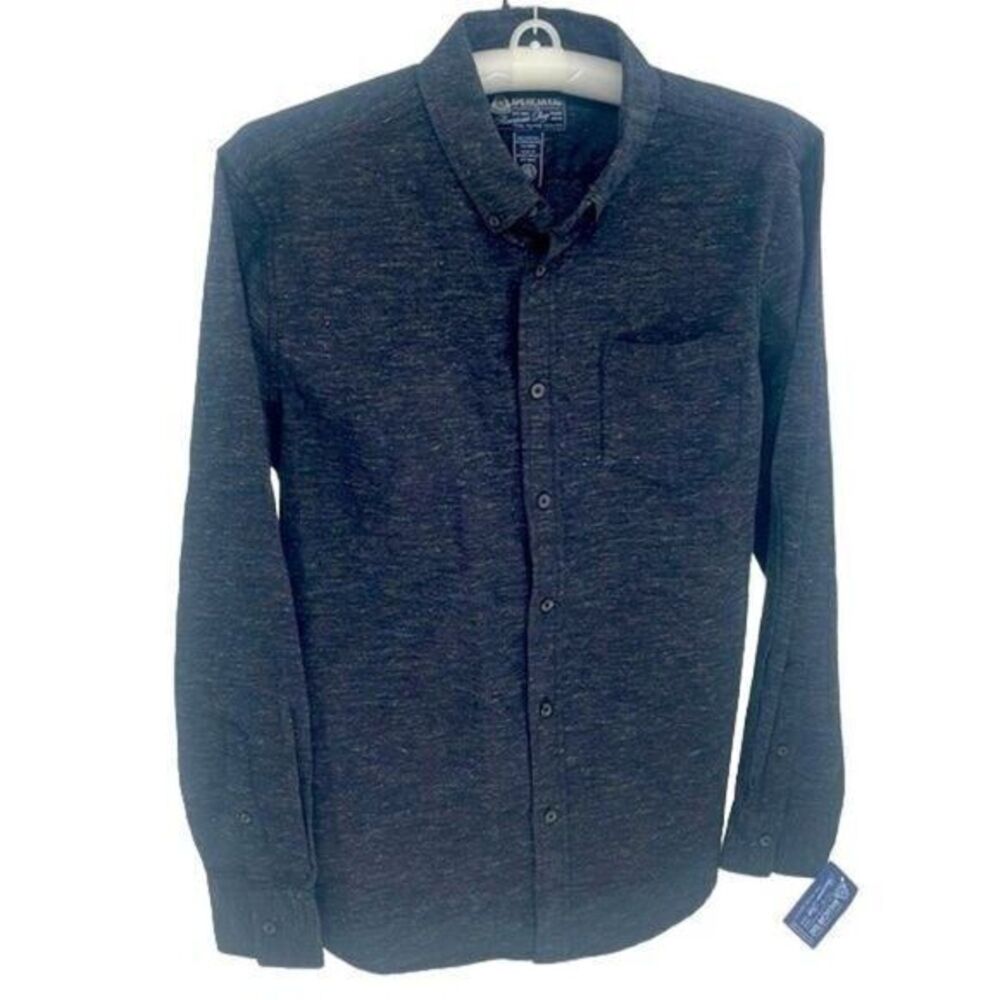 American Rag - Gray Long Sleeve Button Down Casual Shirt NEW